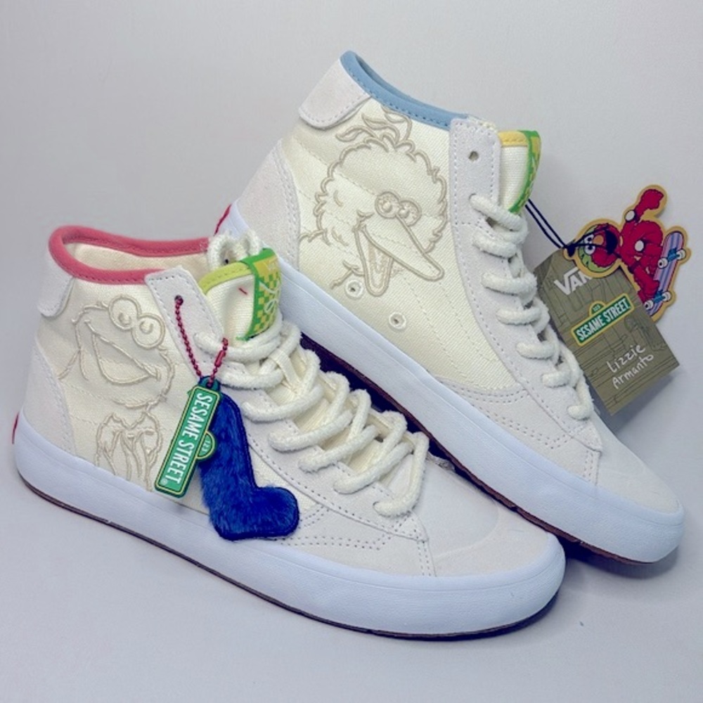 Vans x Sesame Street Lizzie By Lizzie Armanto Embroidered HighTop Skate Sneakers